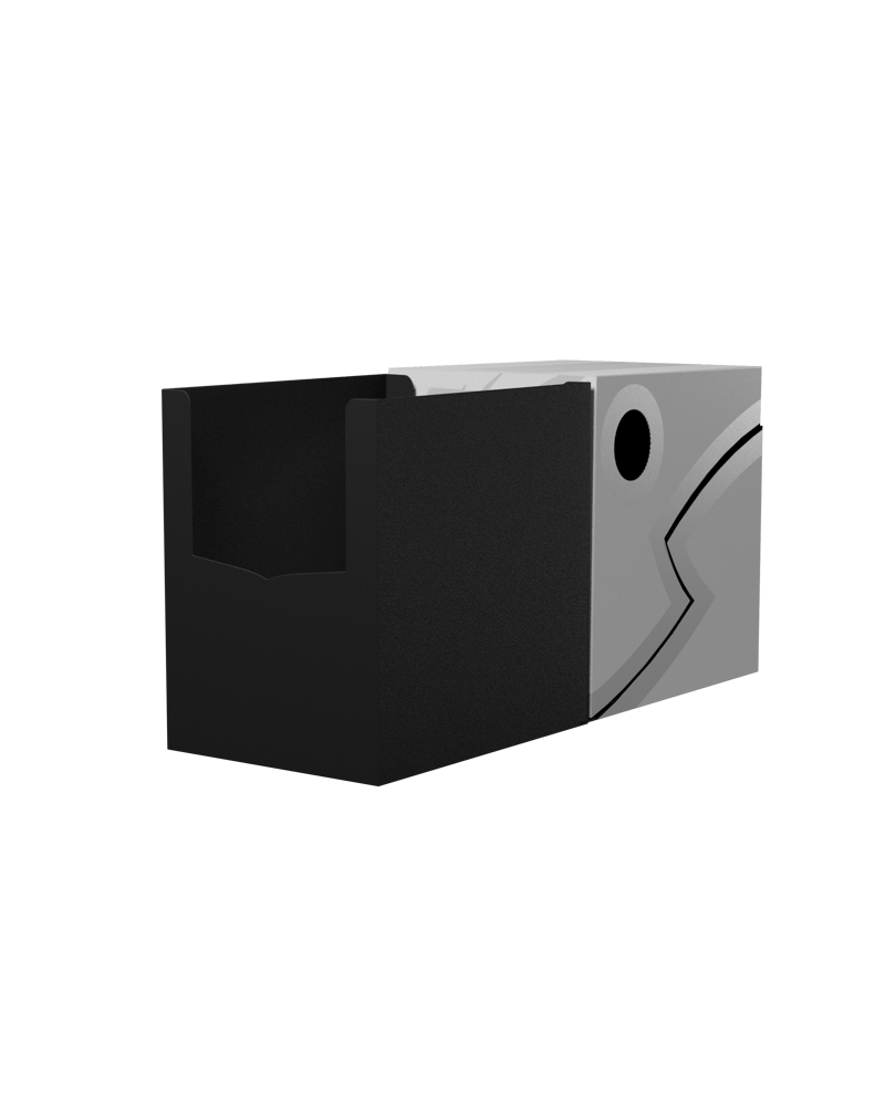 Dragon Shield - Double Shell Deck Box Ashen White/Black