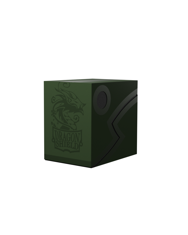 Dragon Shield - Double Shell Deck Box Forest Green/Black