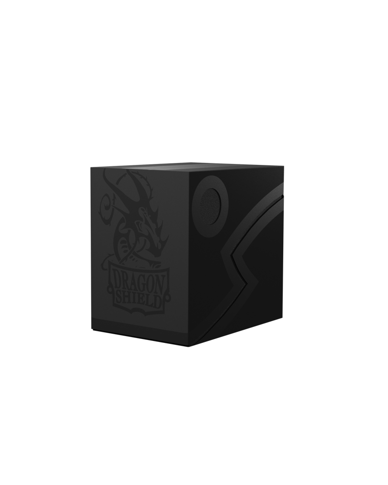 Dragon Shield - Double Shell Deck Box Shadow Black/Black