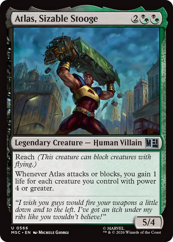Atlas, Sizable Stooge [Marvel Super Heroes Commander]