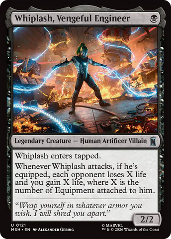 Whiplash, Vengeful Engineer [Marvel Super Heroes]