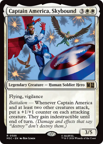 Captain America, Skybound [Marvel Super Heroes Commander]
