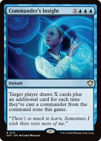 Commander's Insight [Secrets of Strixhaven Commander]