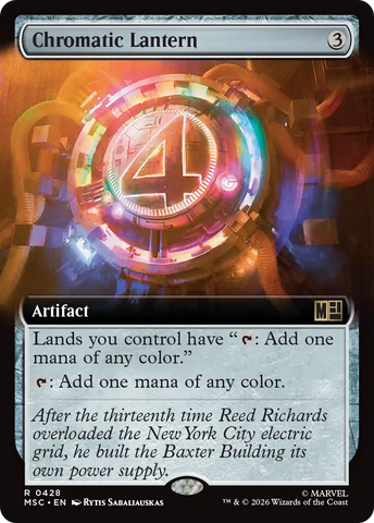 Chromatic Lantern (Extended Art) [Marvel Super Heroes Commander]