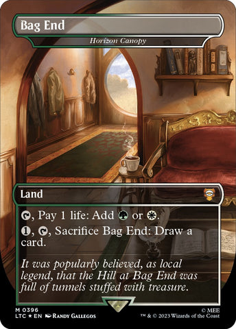 Bag End - Horizon Canopy (Borderless) (Surge Foil Realms and Relics) [The Lord of the Rings: Tales of Middle-Earth Commander]