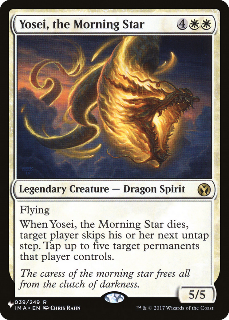 Yosei, the Morning Star [The List]