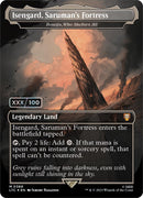 Isengard, Saruman's Fortress - Boseiju, Who Shelters All (Borderless) (Serialized) [The Lord of the Rings: Tales of Middle-Earth Commander]