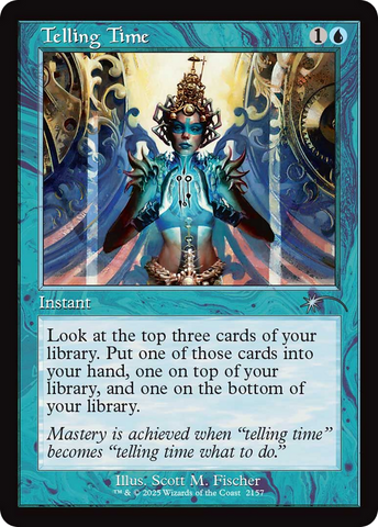 Telling Time (Retro Frame) [Secret Lair Drop Series]