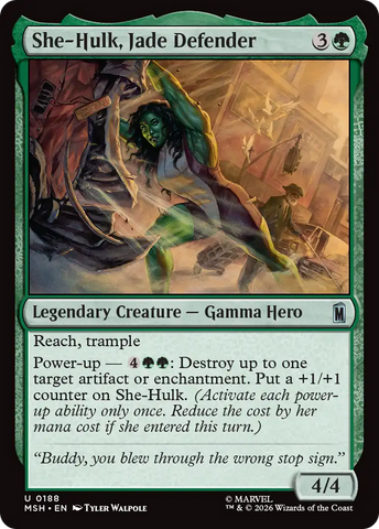 She-Hulk, Jade Defender [Marvel Super Heroes]