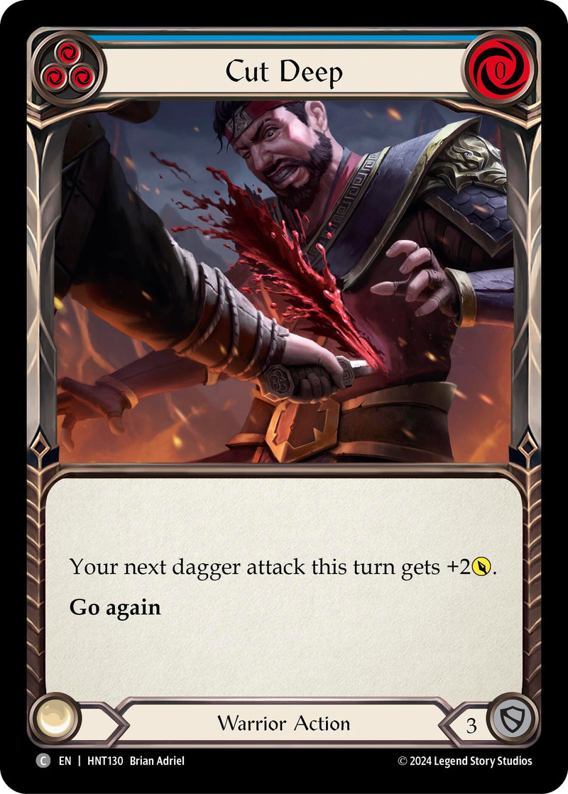 Cut Deep (Blue) [HNT130] (The Hunted)  Rainbow Foil