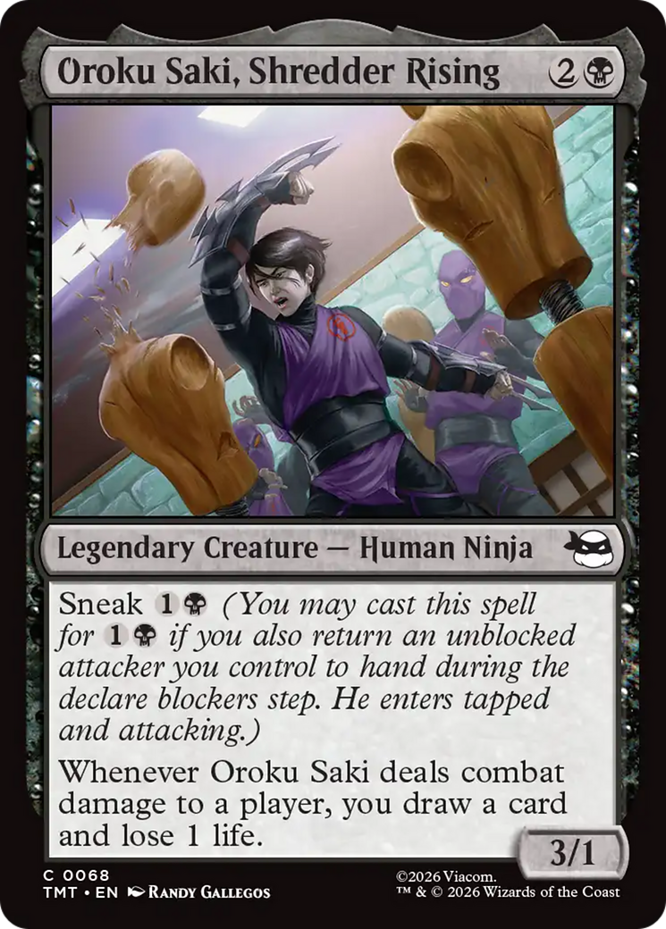 Oroku Saki, Shredder Rising [Teenage Mutant Ninja Turtles]