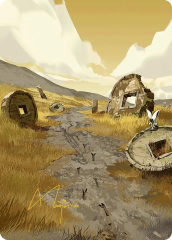 Plains Art Card (Gold-Stamped Signature) [Avatar: The Last Airbender Art Series]