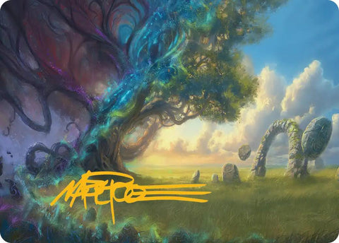 Morningtide's Light Art Card (Gold-Stamped Signature) [Lorwyn Eclipsed Art Series]