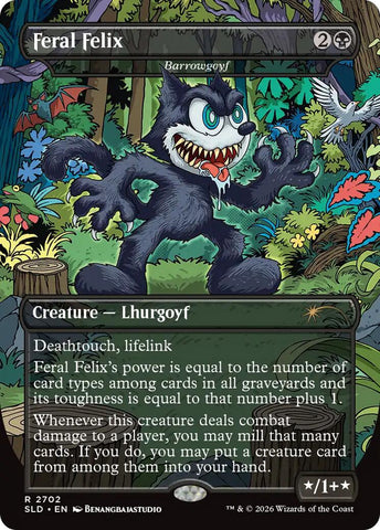 Feral Felix - Barrowgoyf [Secret Lair Drop Series]