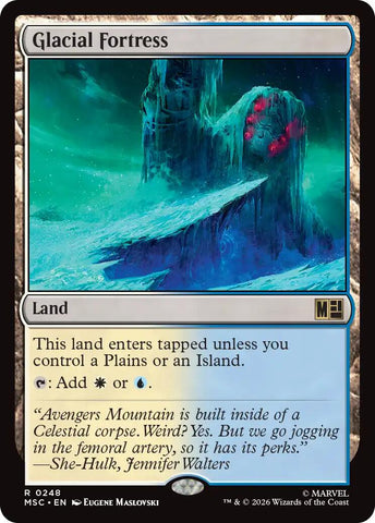 Glacial Fortress (Surge Foil) [Marvel Super Heroes Commander]