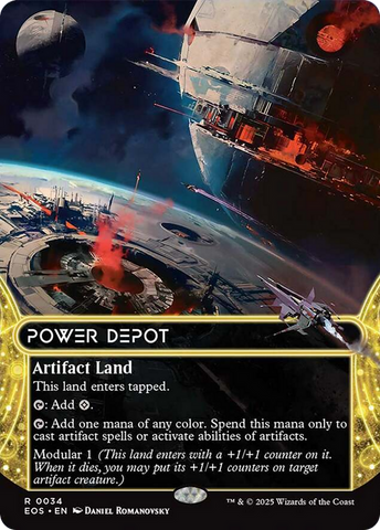 Power Depot (0034) (Borderless) [Edge of Eternities: Stellar Sights]