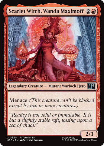 Scarlet Witch, Wanda Maximoff (0855) [Marvel Super Heroes Commander]