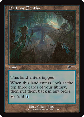 Halimar Depths (Retro Frame) [Secret Lair Drop Series]