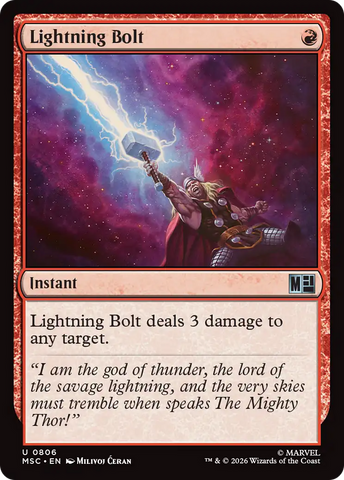 Lightning Bolt [Marvel Super Heroes Commander]