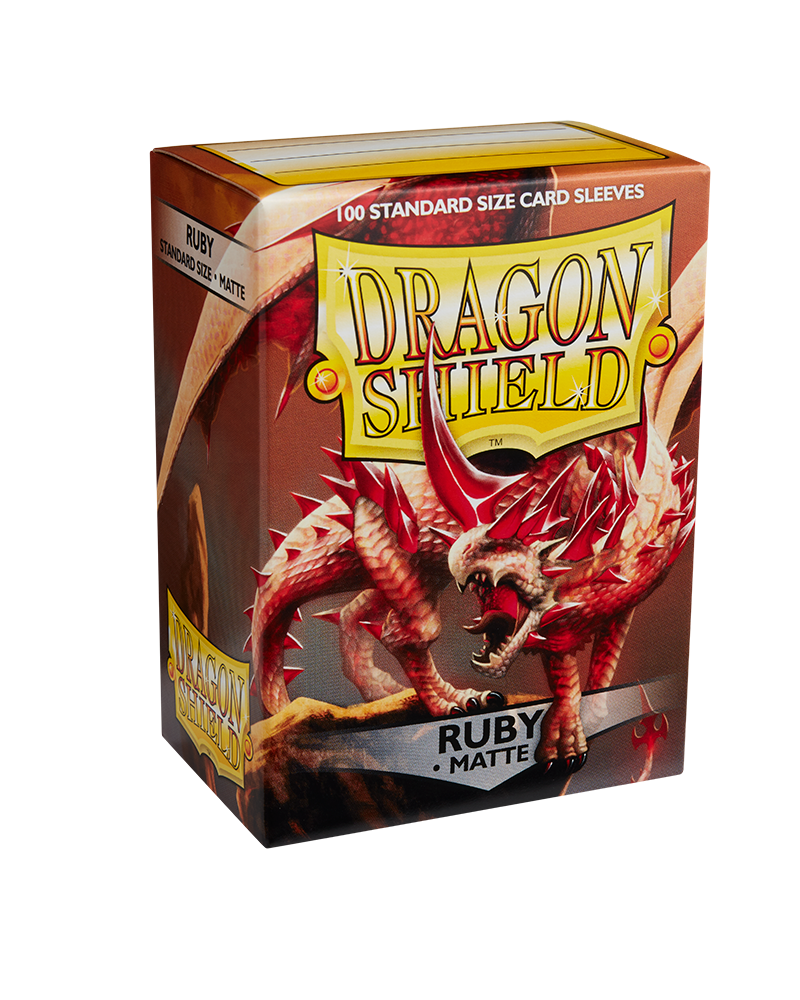 Dragon Shield - Matte Sleeve Ruby
