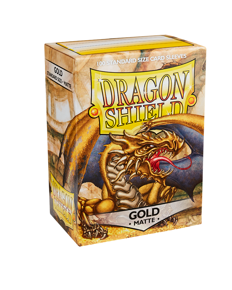 Dragon Shield - Matte Sleeve Gold