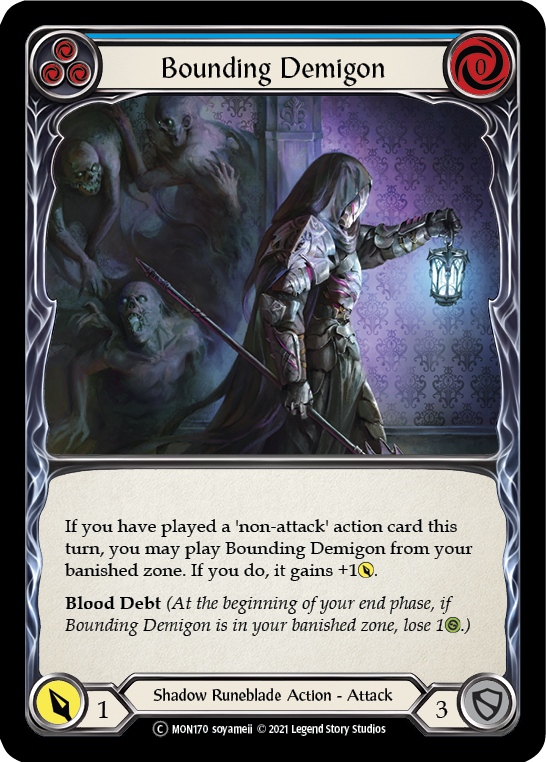Bounding Demigon (Blue) [U-MON170] Unlimited Edition Normal