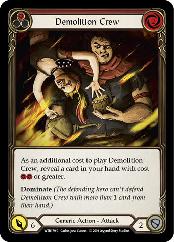 Demolition Crew (Red) [WTR179-C] Alpha Print Normal