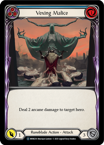 Vexing Malice (Blue) [U-MON234] Unlimited Edition Normal