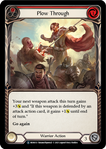 Plow Through (Red) [U-MON113] Unlimited Edition Normal