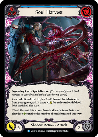 Soul Harvest (Rainbow Foil) [MON198-RF] 1st Edition Rainbow Foil