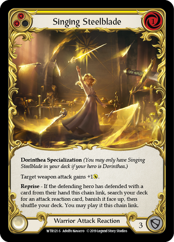Singing Steelblade [WTR121-S] Alpha Print Rainbow Foil