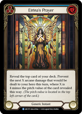 Eirina's Prayer (Blue) [ARC175] Unlimited Edition Rainbow Foil