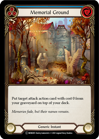 Memorial Ground (Blue) [U-MON305] Unlimited Edition Normal