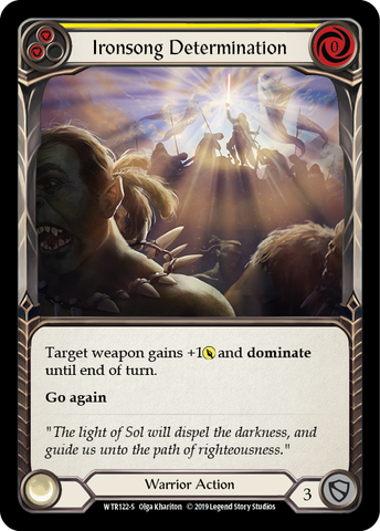 Ironsong Determination [WTR122-S] Alpha Print Normal