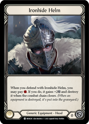 Ironhide Helm (Cold Foil) [MON241-CF] 1st Edition Cold Foil