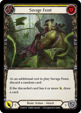 Savage Feast (Yellow) [WTR015-R] Alpha Print Normal