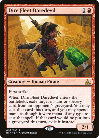 Dire Fleet Daredevil [Rivals of Ixalan Promos]