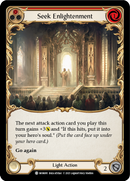 Seek Enlightenment (Red) (Rainbow Foil) [MON081-RF] 1st Edition Rainbow Foil