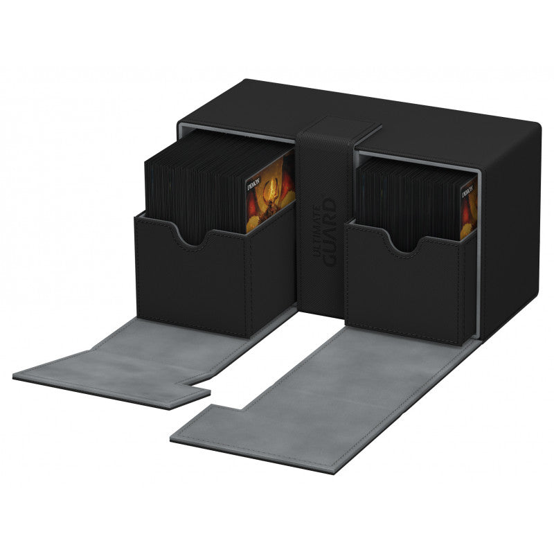 Ultimate Guard - Deck Box Twin Flip'n'Tray 200+ XenoSkin Black