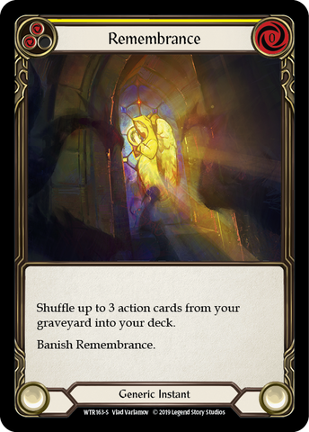 Remembrance [WTR163-S] Alpha Print Rainbow Foil