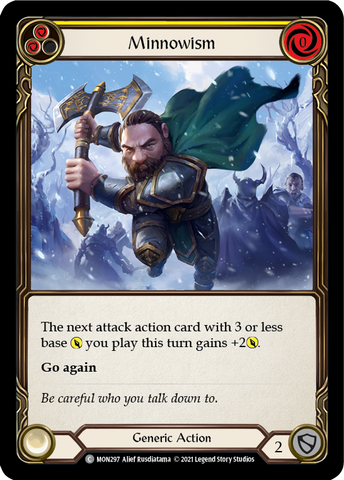 Minnowism (Yellow) (Rainbow Foil) [MON297-RF] 1st Edition Rainbow Foil