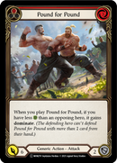 Pound for Pound (Red) (Rainbow Foil) [U-MON278-RF] Unlimited Edition Rainbow Foil