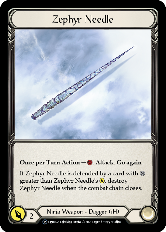 Zephyr Needle [U-CRU052-RF] Unlimited Rainbow Foil