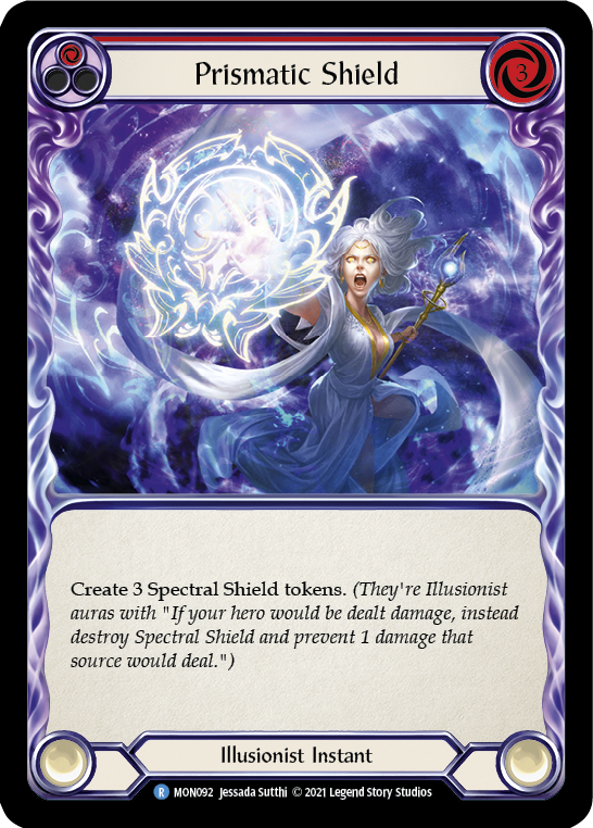 Prismatic Shield (Red) [MON092] 1st Edition Normal