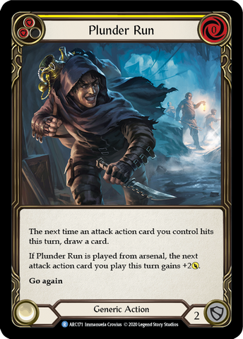 Plunder Run (Yellow) [ARC171] Unlimited Edition Rainbow Foil