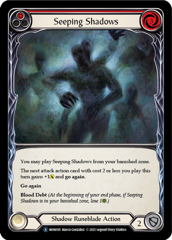 Seeping Shadows (Red) [U-MON165] Unlimited Edition Normal