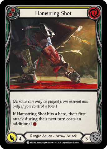 Hamstring Shot (Yellow) [ARC061] Unlimited Edition Rainbow Foil