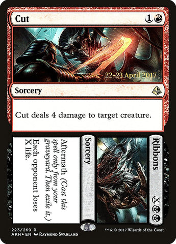 Cut // Ribbons (Prerelease Promo) [Amonkhet Prerelease Promos]