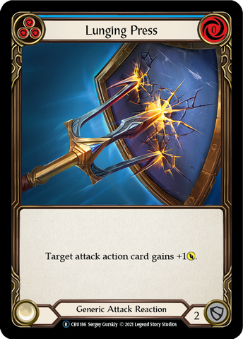 Lunging Press (Rainbow Foil) [CRU186-RF] Unlimited Rainbow Foil