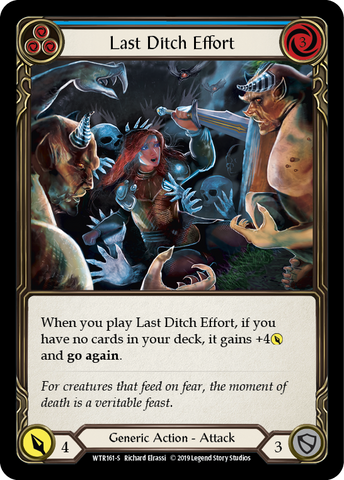 Last Ditch Effort [WTR161-S] Alpha Print Normal